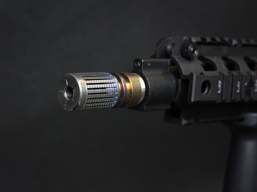 G&P URX バーンフィニッシュ フラッシュハイダー [対応：14mm逆ネジ / 14mm正ネジ]