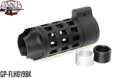 G&P Iron Bars フラッシュハイダー BK 14mm正&逆ネジ [サイズ：スタンダード / エクステンデッド]