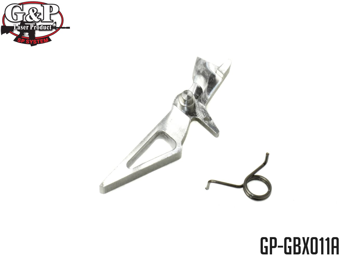 G&P ステンレスCNC タクティカルトリガー for TM AEG M4 [形状：フラット / ラウンド]