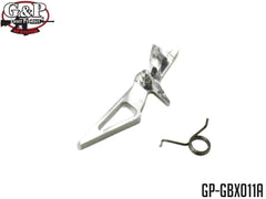 G&P ステンレスCNC タクティカルトリガー for TM AEG M4 [形状：フラット / ラウンド]