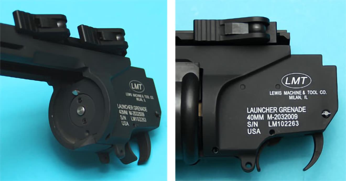 G&P LMTタイプ M203QDグレネードランチャー BK for 20mmレール [サイズ：L / S / XS]
