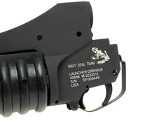 G&P スカルフロッグタイプ M203 グレネードランチャー BK for M4A1 [サイズ：L / S]