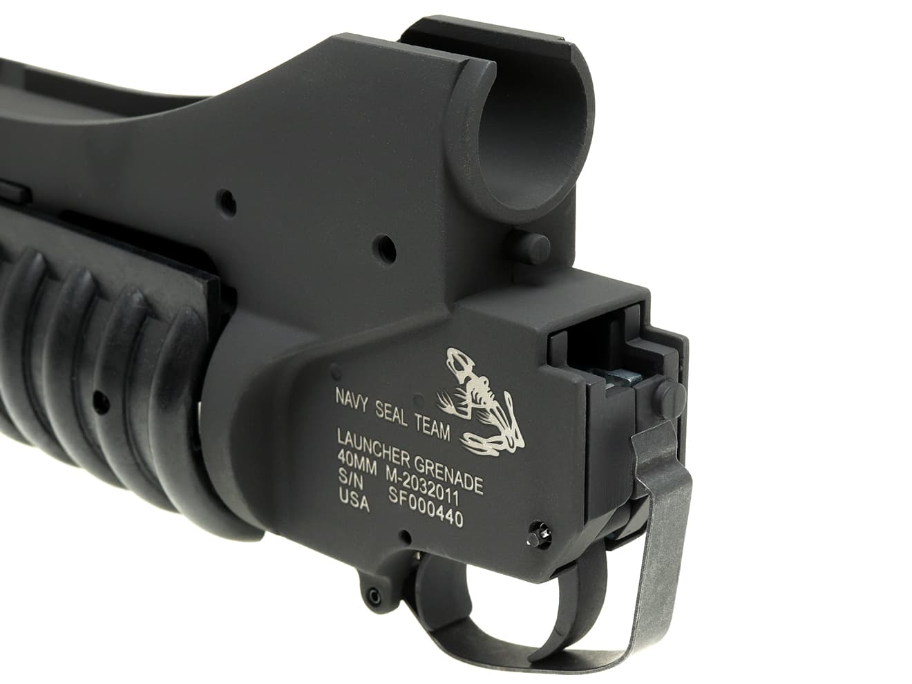 G&P スカルフロッグタイプ M203 グレネードランチャー BK for M4A1 [サイズ：L / S]