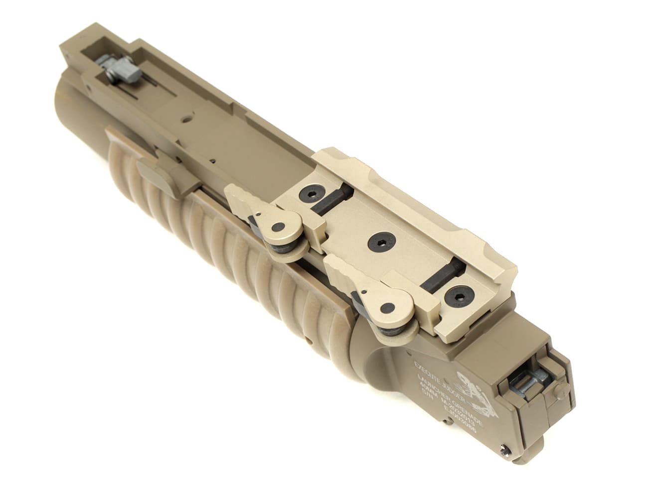 G&P スカルフロッグタイプ M203 QDグレネードランチャー for 20mmレール [サイズ：L / S / XS]