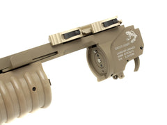 G&P スカルフロッグタイプ M203 QDグレネードランチャー for 20mmレール [サイズ：L / S / XS]