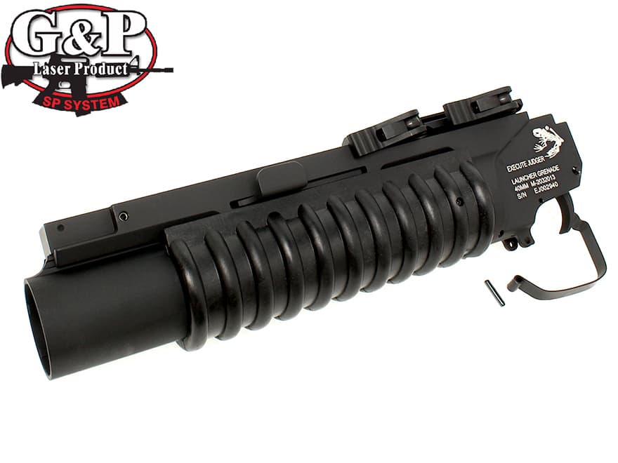 G&P スカルフロッグタイプ M203 QDグレネードランチャー for 20mmレール [サイズ：L / S]