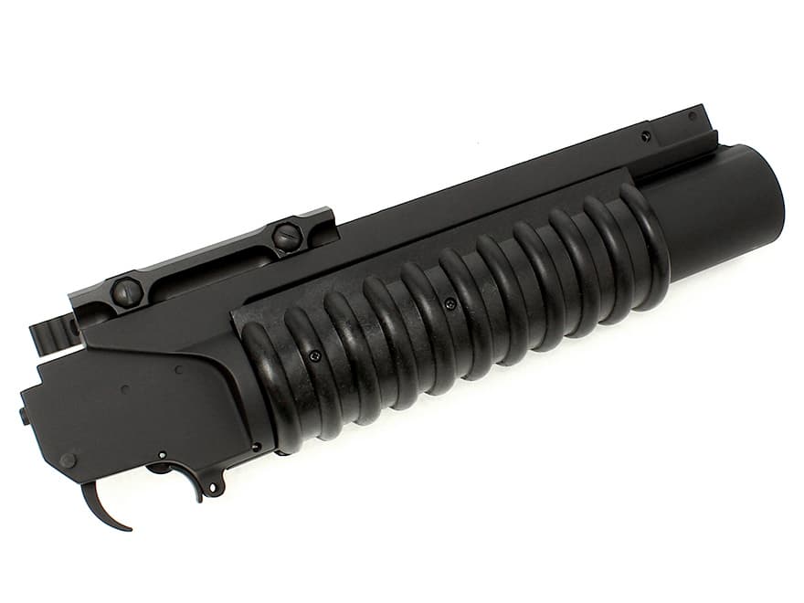 G&P スカルフロッグタイプ M203 QDグレネードランチャー for 20mmレール [サイズ：L / S]