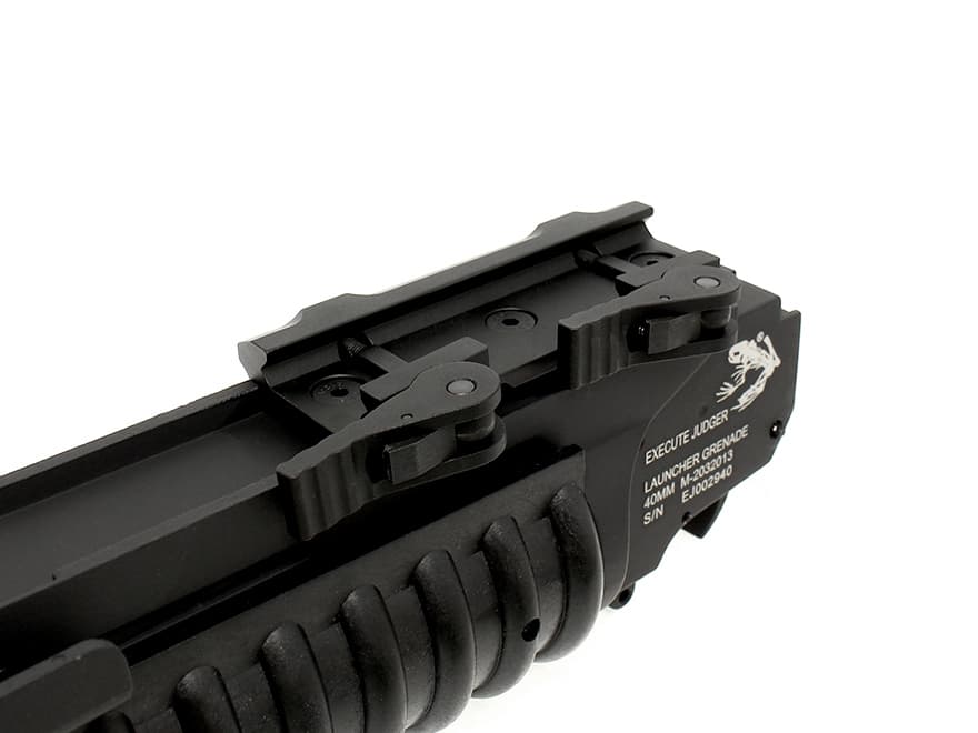 G&P スカルフロッグタイプ M203 QDグレネードランチャー for 20mmレール [サイズ：L / S]
