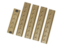 G&P KEYMOD レールパネル&ハンドストップセット Bタイプ [カラー：ブラック / サンド]