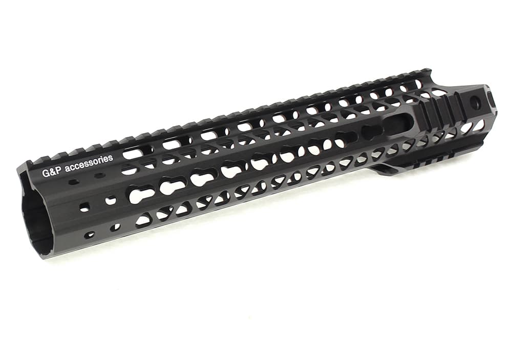 G&P MOTS アッパーカット KEYMOD RAS / BK for 東京マルイ / KSC M4シリーズ [サイズ：9インチ / 12.5インチ]