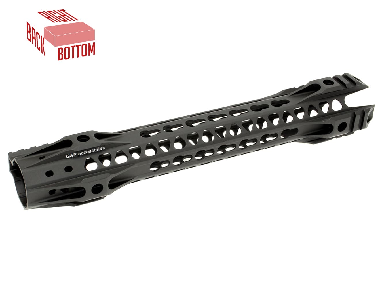 G&P MOTS II ファントム KEYMOD RAS for 東京マルイ / KSC M4シリーズ [サイズ：8インチ / 10.75インチ / 12.5インチ / 16.2インチ]