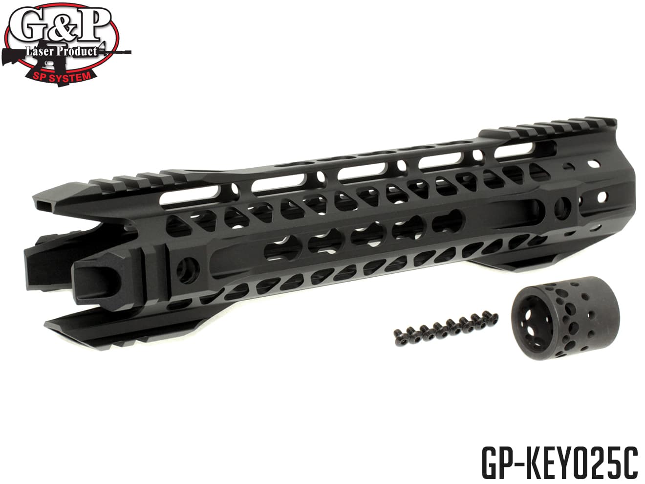 G&P MOTS II ファントム KEYMOD RAS for 東京マルイ / KSC M4シリーズ [サイズ：8インチ / 10.75インチ / 12.5インチ / 16.2インチ]