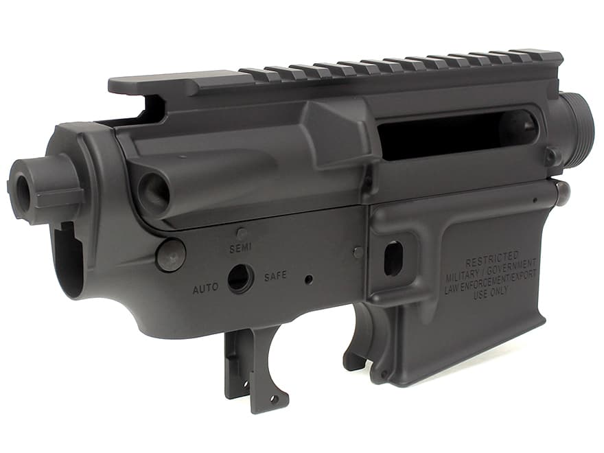 G&P F.R.S&テーパーバレル対応 メタルフレーム ブラック STD電動M4 / M16 [マーキング：SR-16URX / M4A1]