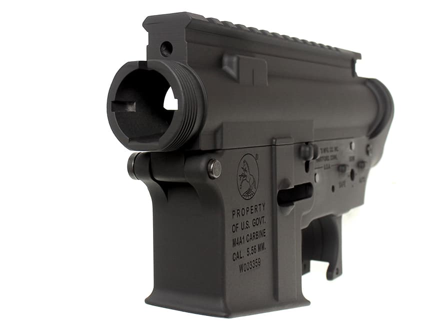 G&P F.R.S&テーパーバレル対応 メタルフレーム ブラック STD電動M4 / M16 [マーキング：SR-16URX / M4A1]