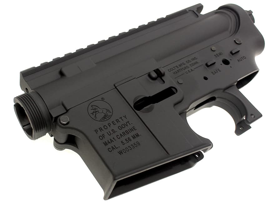 G&P F.R.S&テーパーバレル対応 メタルフレーム ブラック STD電動M4 / M16 [マーキング：SR-16URX / M4A1]