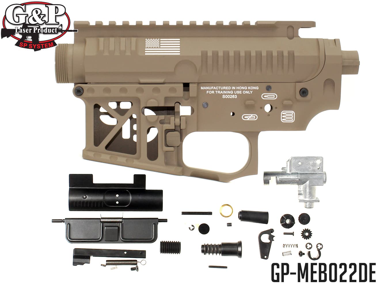 G&P Signature F.R.S&テーパーバレル対応 メタルフレーム STD電動M4 / M16 [カラー：ブラック  / DE]