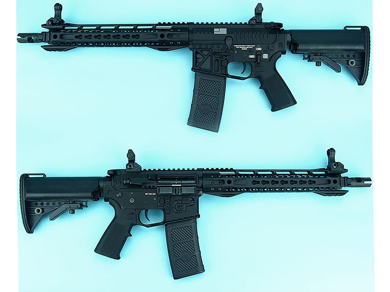 G&P Signature F.R.S&テーパーバレル対応 メタルフレーム STD電動M4 / M16 [カラー：ブラック  / DE]