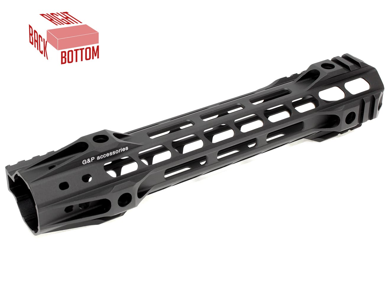 G&P MOTS II アッパーカット M-LOK RAS for 東京マルイ / KSC M4シリーズ [サイズ：8インチ / 10.75インチ / 12.5インチ / 16.2インチ]