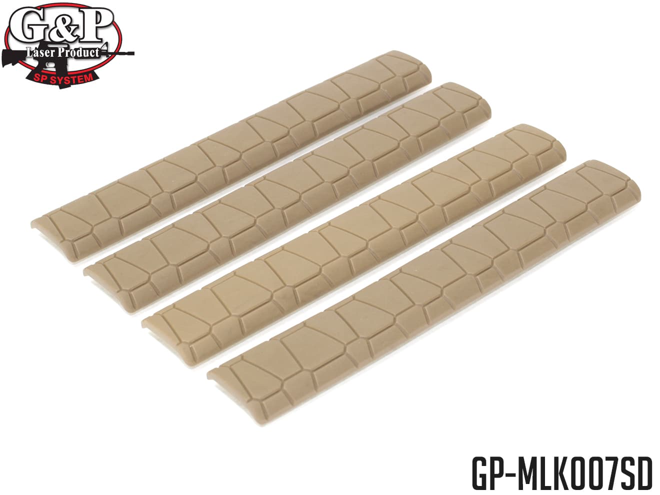 G&P M-LOK ソフトレールカバー [カラー：ブラック / サンド]