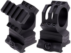 G&P 30mm QDアジャスタブルタクティカルリング BK  for 20mmレール [セット内容：マウント単体 / ドットサイト付]