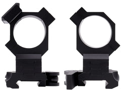 G&P 30mm QDアジャスタブルタクティカルリング BK  for 20mmレール [セット内容：マウント単体 / ドットサイト付]