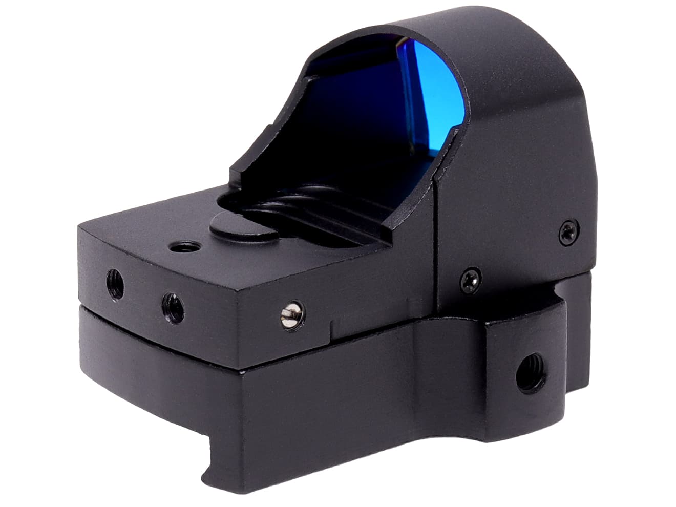 G&P 30mm QDアジャスタブルタクティカルリング BK  for 20mmレール [セット内容：マウント単体 / ドットサイト付]