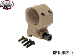 G&P KACタイプ アジャスタブル 30mm リングマウント for 20mmレール [ブラック / サンド]