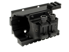 G&P KACタイプ スナイパーVer アジャスタブル 30mmリングマウント for 20mmレール [カラー：ブラック / サンド]