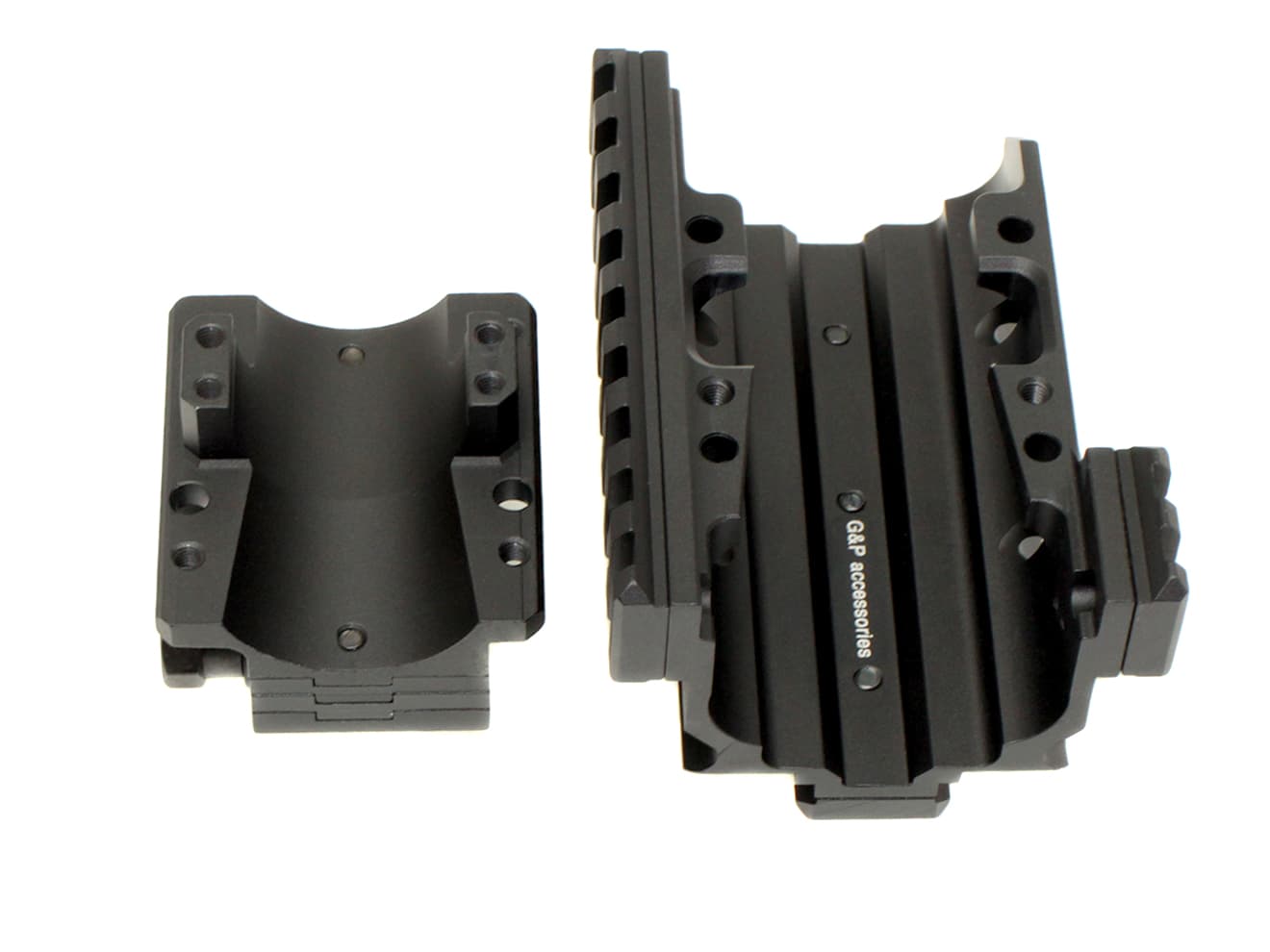 G&P KACタイプ スナイパーVer アジャスタブル 30mmリングマウント for 20mmレール [カラー：ブラック / サンド]