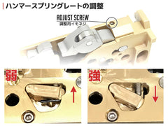 G&P CNC アジャスタブルトリガーボックス TM GBB M4 [トリガー形状：ストレート / ラウンド]