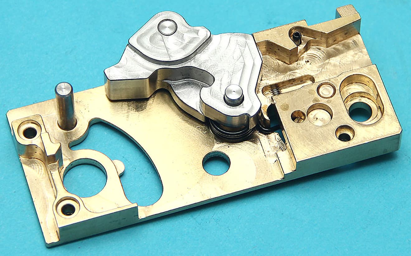 G&P CNC アジャスタブルトリガーボックス TM GBB M4 [トリガー形状：ストレート / ラウンド]