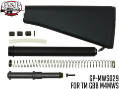 G&P M16A2 固定ストックキット 専用バッファ付 東京マルイ GBB M4MWS