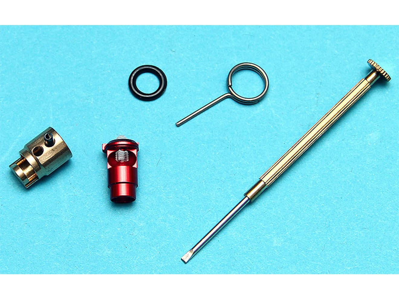 G&P CNC アジャスタブルピストンバルブ&バルブストッパー TM GBB M4 [内径サイズ：3.5mm / 4.0mm / 4.5mm / 5.0mm]