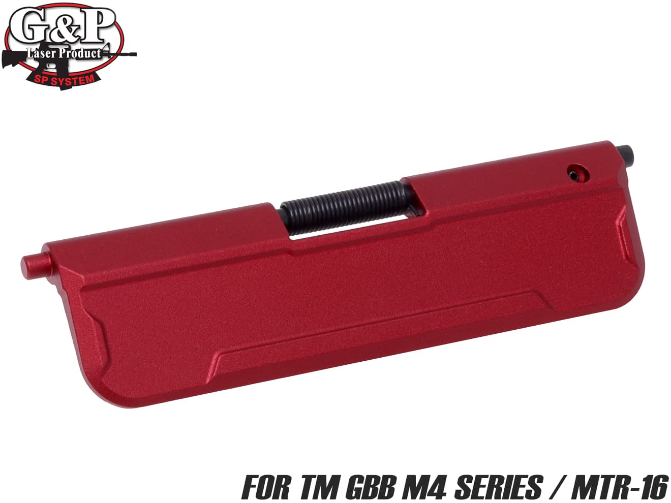 G&P SIスタイル アルミCNC ダストカバー for TM GBB M4 [カラー：BK / RED]