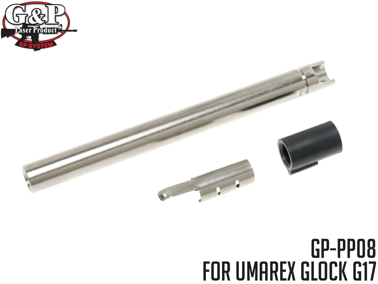 G&P Φ6.03 タイトインナーバレル 97mm for Umarex Glock17  [商品構成：単品 / パッキン付]