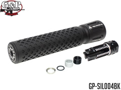 G&P バイオインフェクテッド サイレンサー ｗ /  3プロングハイダー 14mm正&逆ネジ  [カラー：ブラック / サンド]