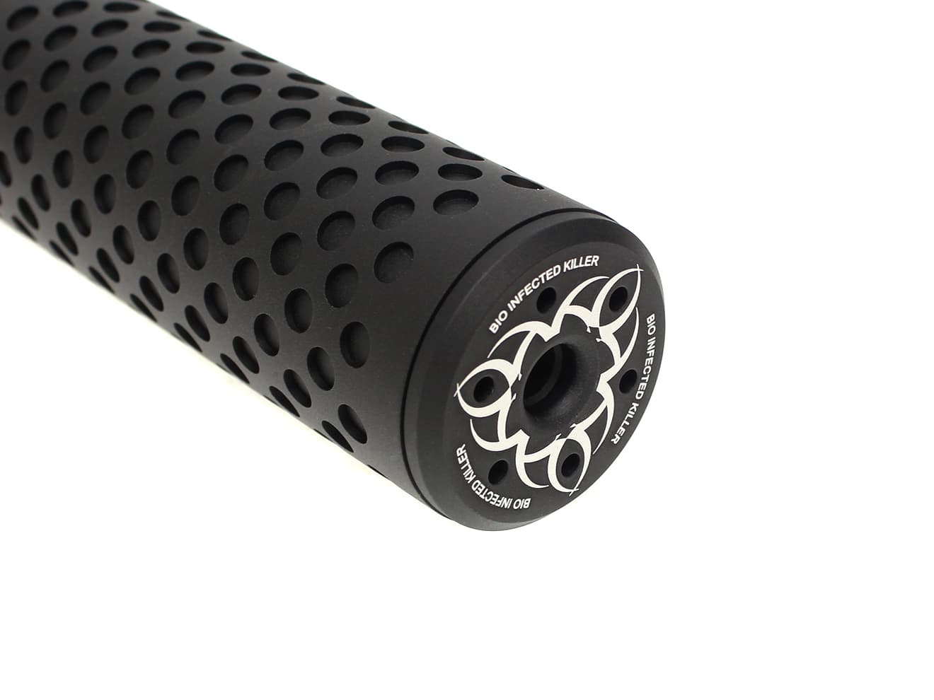 G&P バイオインフェクテッド サイレンサー ｗ /  3プロングハイダー 14mm正&逆ネジ  [カラー：ブラック / サンド]