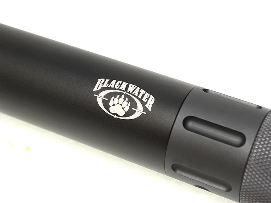 G&P M16 QD サイレンサー ロング BK w /  Vortexタイプハイダー 14mm逆ネジ [マーキング：US SOCOM / NSWC / Special Forces / BlackWater]