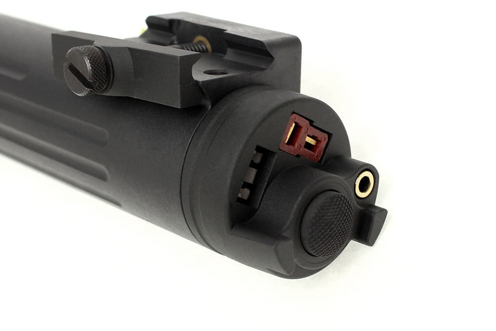 G&P AEGパワーバンク 7.4V 1600mAh 20C リポ内蔵 2Pコネクター 20mmレール対応 [カラー：ブラック / サンド]