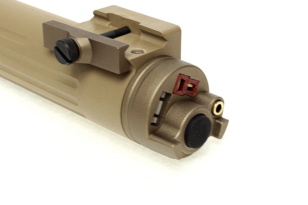 G&P AEGパワーバンク 11.1V 1200mAh 20C リポ内蔵 2Pコネクター 20mmレール対応 [カラー：ブラック / サンド]