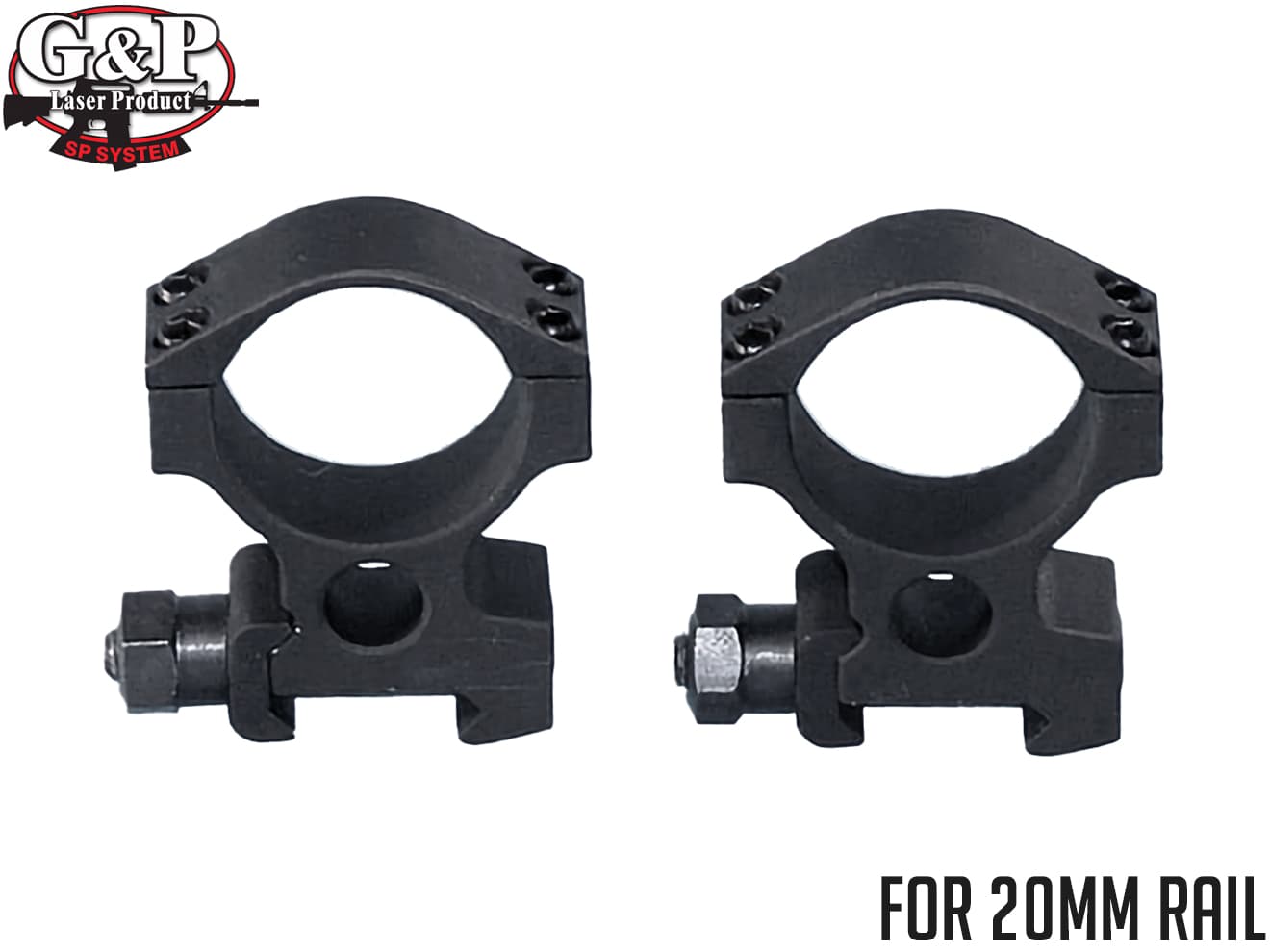 G&P スコープマウントリング KACタイプ [適合：1インチ用 / 30mm用]