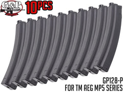 G&P MP5 100連 マガジン ブラック 東京マルイ スタンダード電動ガン用 [本数：単品 / 10本セット]