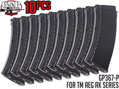 G&P AK74 150連 マガジン 東京マルイ スタンダード電動 AK47 [カラー：ブラック/ベークライト/プラム] [個数：単品/10本セット]