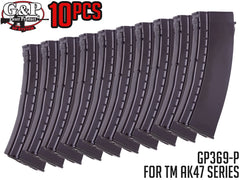 G&P AK74 150連 マガジン 東京マルイ スタンダード電動 AK47 [カラー：ブラック/ベークライト/プラム] [個数：単品/10本セット]