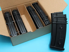 G&P G36C 130連マガジン ブラック 東京マルイ STD/次世代電動 G36シリーズ用 [単品 / 5本セット]【レターパック可】