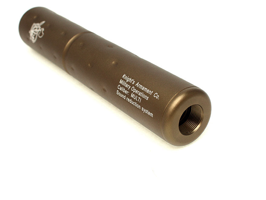 G&P KACタイプサイレンサー Knight's  14mm正 / 逆ネジアダプター付属 [カラー：ブラック / サンド]