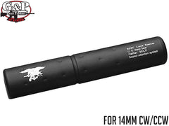 G&P NSWCタイプ サイレンサー 14mm正/逆ネジアダプター付属