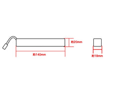 G&P 11.1v 1200mAh (30C) リチウムポリマーバッテリー [コネクタ種別：7.2VミニS / ミニ2P / 2P]