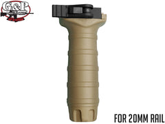 G&P QD レイダーフォアグリップ 20mmレール対応 [カラー：ブラック / サンド]