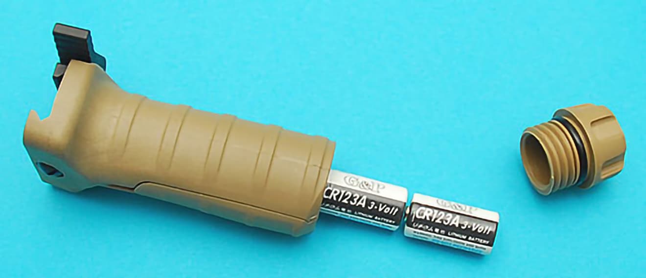 G&P QD レイダーフォアグリップ 20mmレール対応 [カラー：ブラック / サンド]